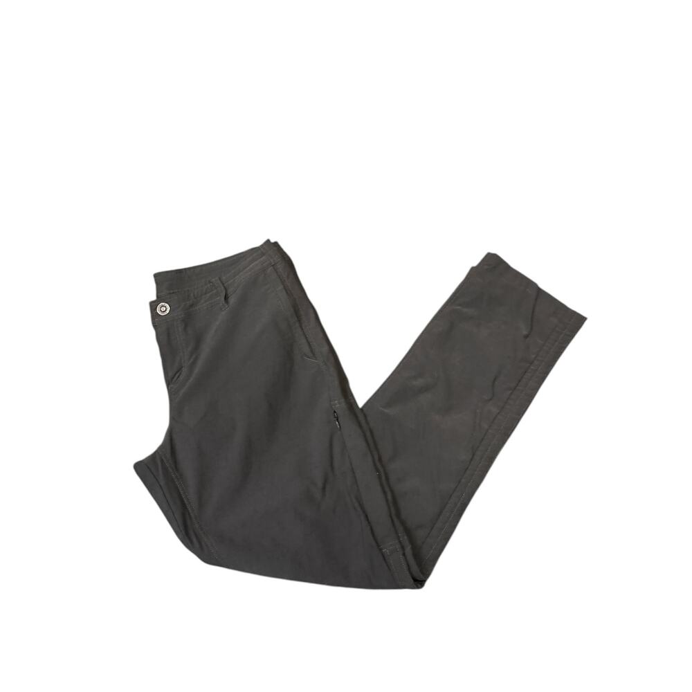 Kuhl trekr women’s size 10 gray hiking pants. Nylon blend zippered pockets.